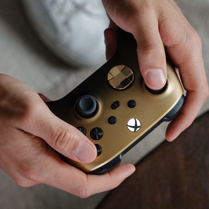 کنترلر XBOX کاستوم Gold Shadow - تصویر 6