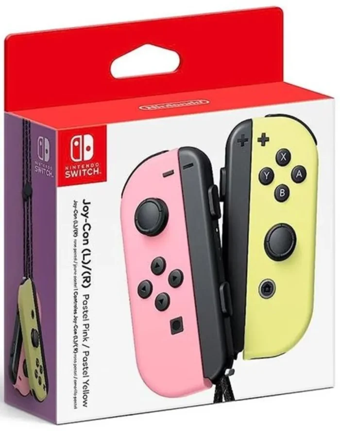 کنترلر جوی کان زرد صورتی برای Nintendo Switch - تصویر 6