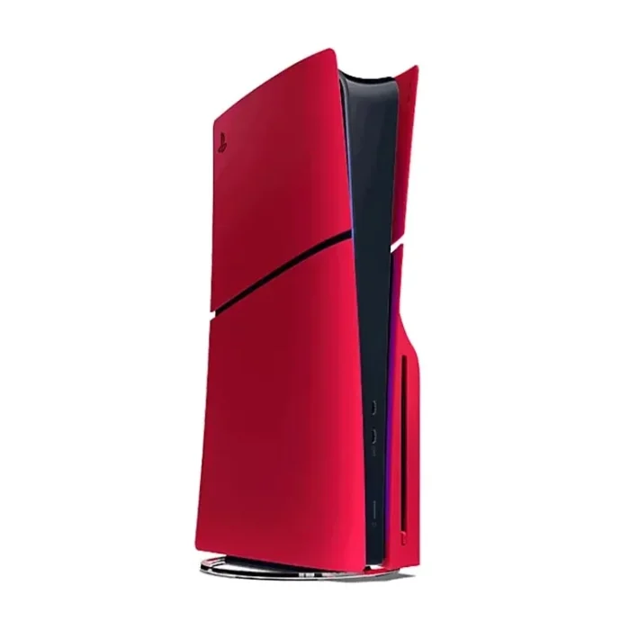 فیس پلیت PS5 Slim Standard قرمز متالیک - تصویر 3