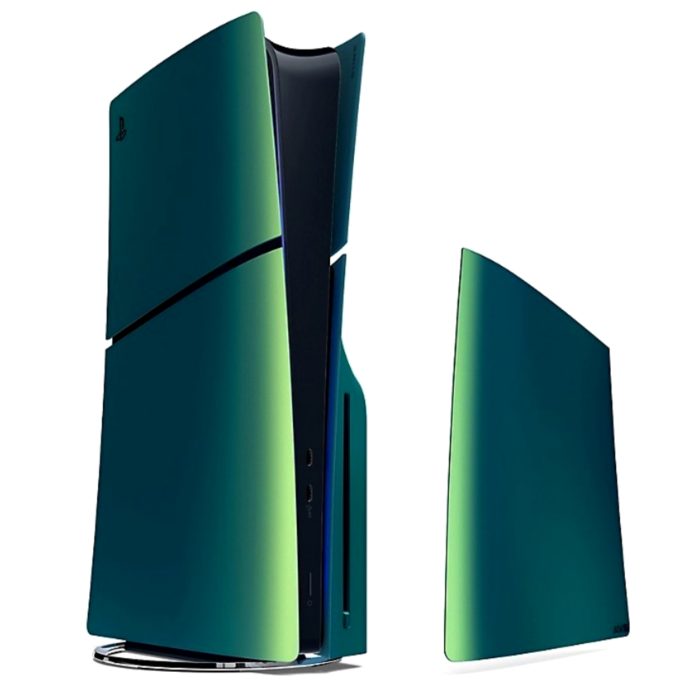 فیس پلیت PS5 Slim Standard رنگ Chroma Teal - تصویر 3