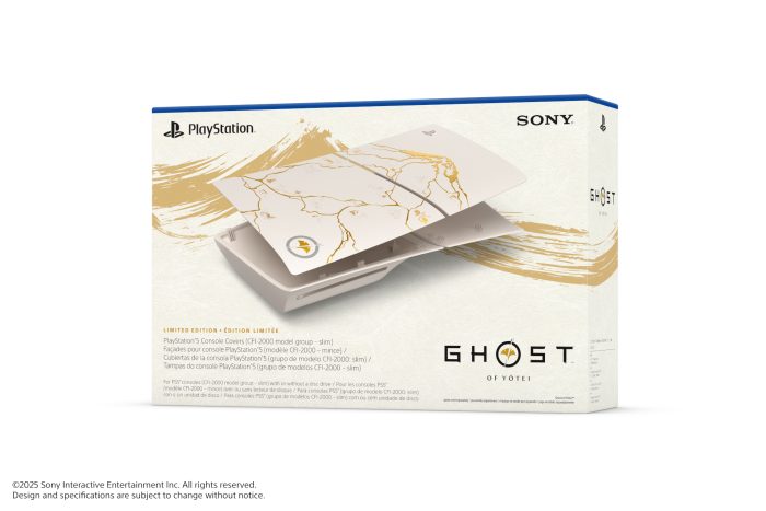 فیس پلیت PS5 Slim Standard طرح Ghost of Yotei Gold - تصویر 4