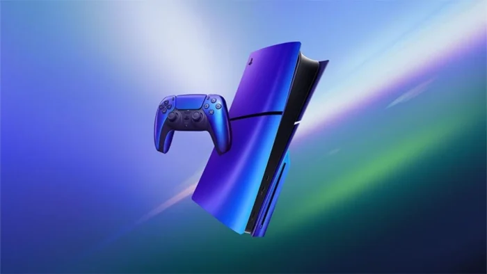 فیس پلیت PS5 Slim Standard رنگ Chroma Indigo - تصویر 4