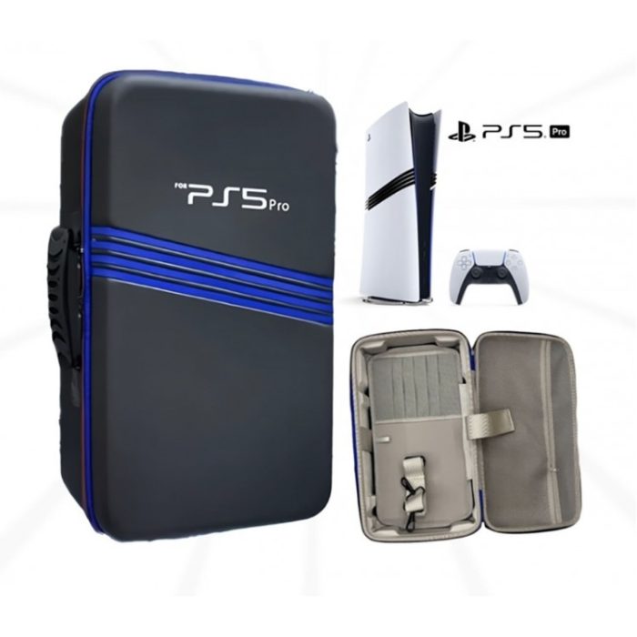 کیف New World برای PS5 PRO مشکی ابی - تصویر 4